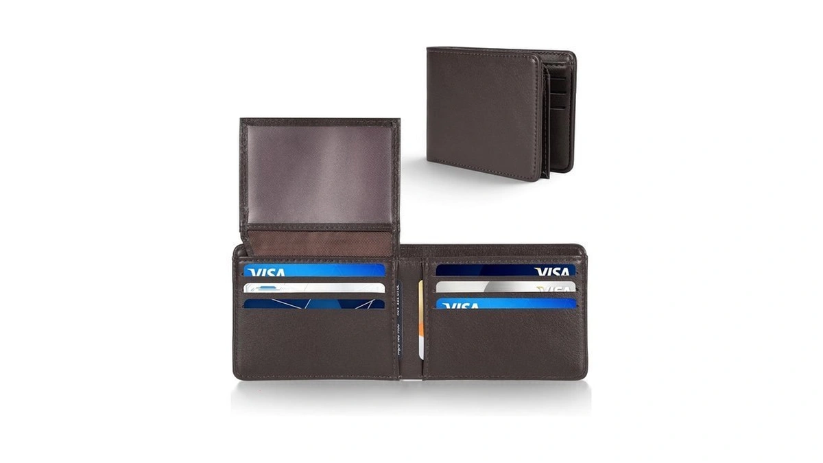 Gndr Wallet For Men Bifold Coffee Rfid Blocki...