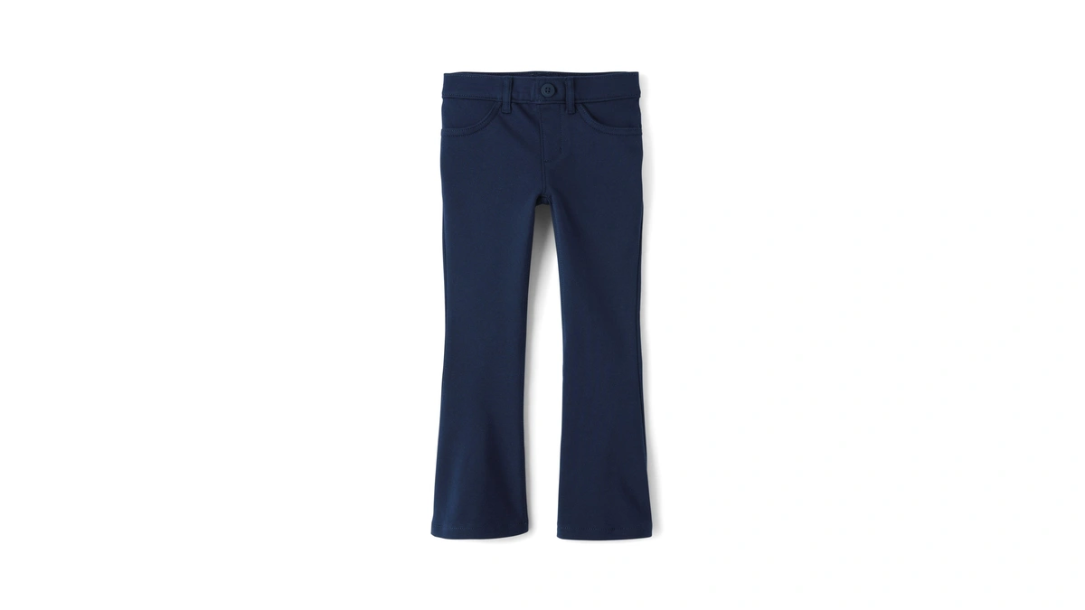 The Children's Place,girls,uniform Ponte Flare Leg Pants,tidal,6