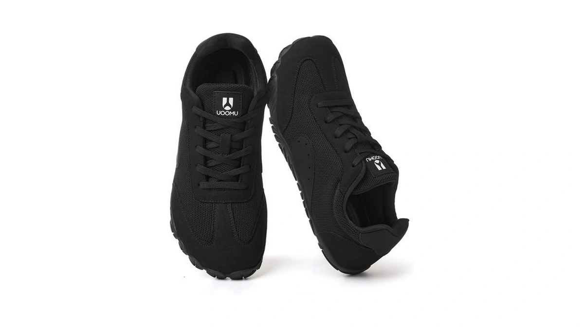 Barefoot Shoes Women Men Wide Toe Box Sneakers All Black