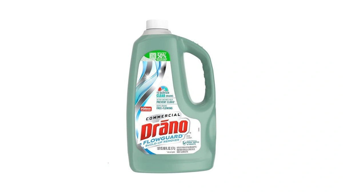 Drano Flowguard Build-up Remover, Active Enzyme Drain Cleaner, 60 Oz