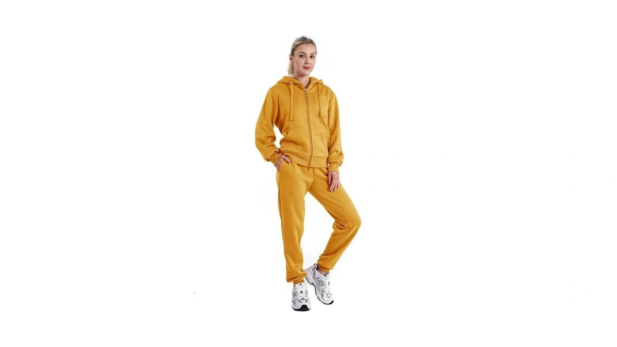 Leehanton Jogging Suits For Women Warm Up Zipper Sherpa Lined