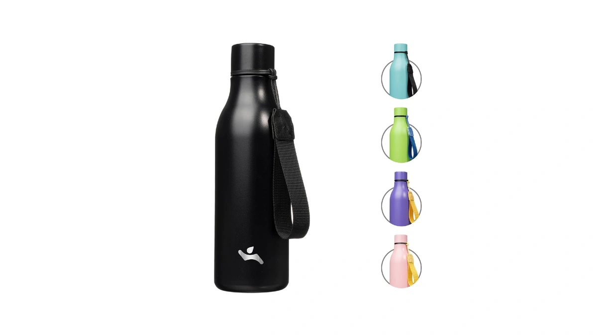 Konokyo 18 Oz Insulated Stainless Steel Metal Water Bottle With