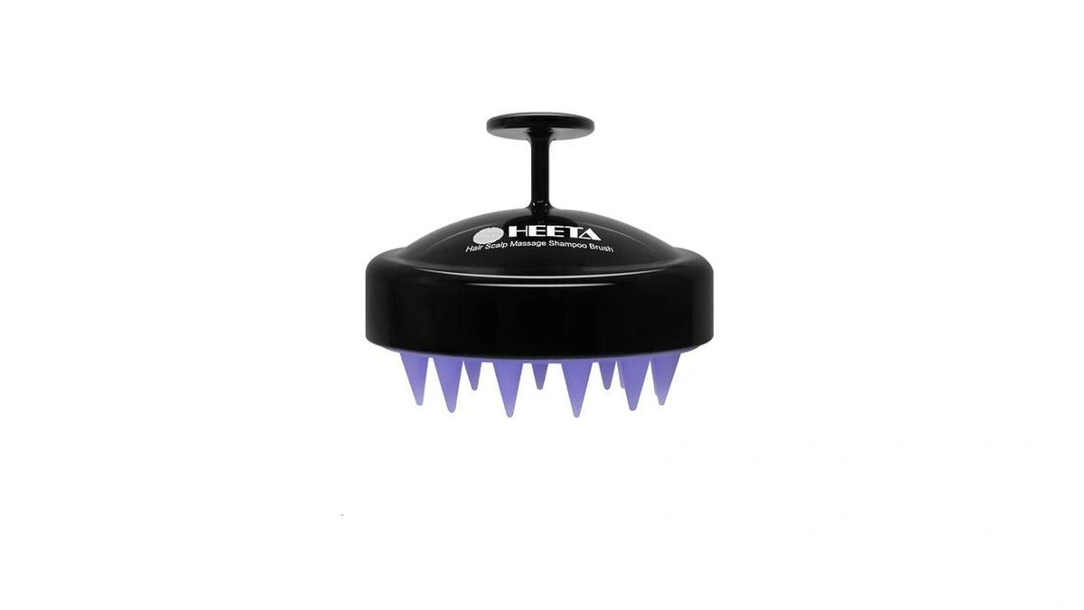 Heeta Scalp Massager Hair Growth Scrubber For Dandruff Removal Hair