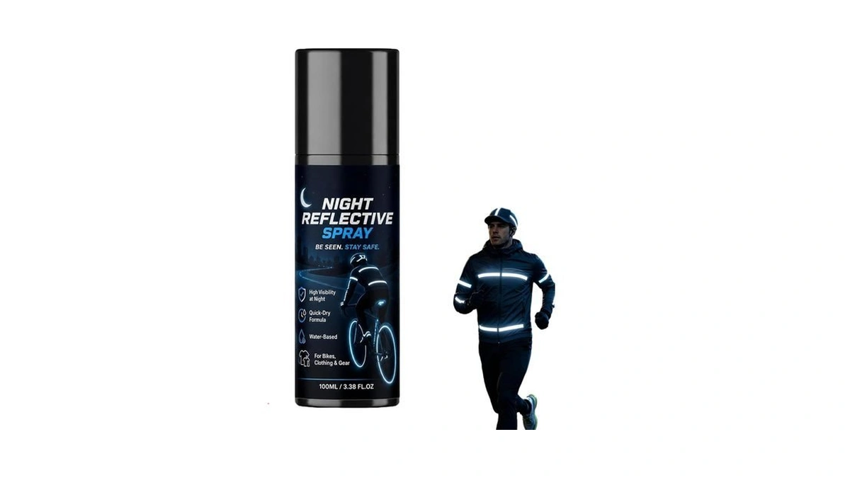Reflective Spray Paint Clear,night Reflective Spray,3.38floz Invisible Daytime Running Reflective