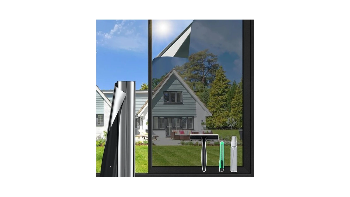 Dowell One Way Window Privacy Film, Window Tint With Tools,