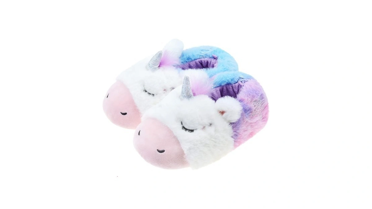 Lselom Unicorn Slipper For Toddler Girls Little Kid Fuzzy Memory