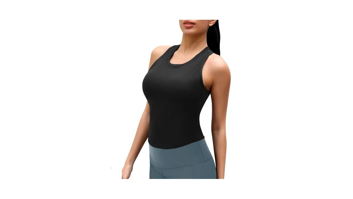 Ubcute Racerback Workout Tank Tops Women For Large Bust With