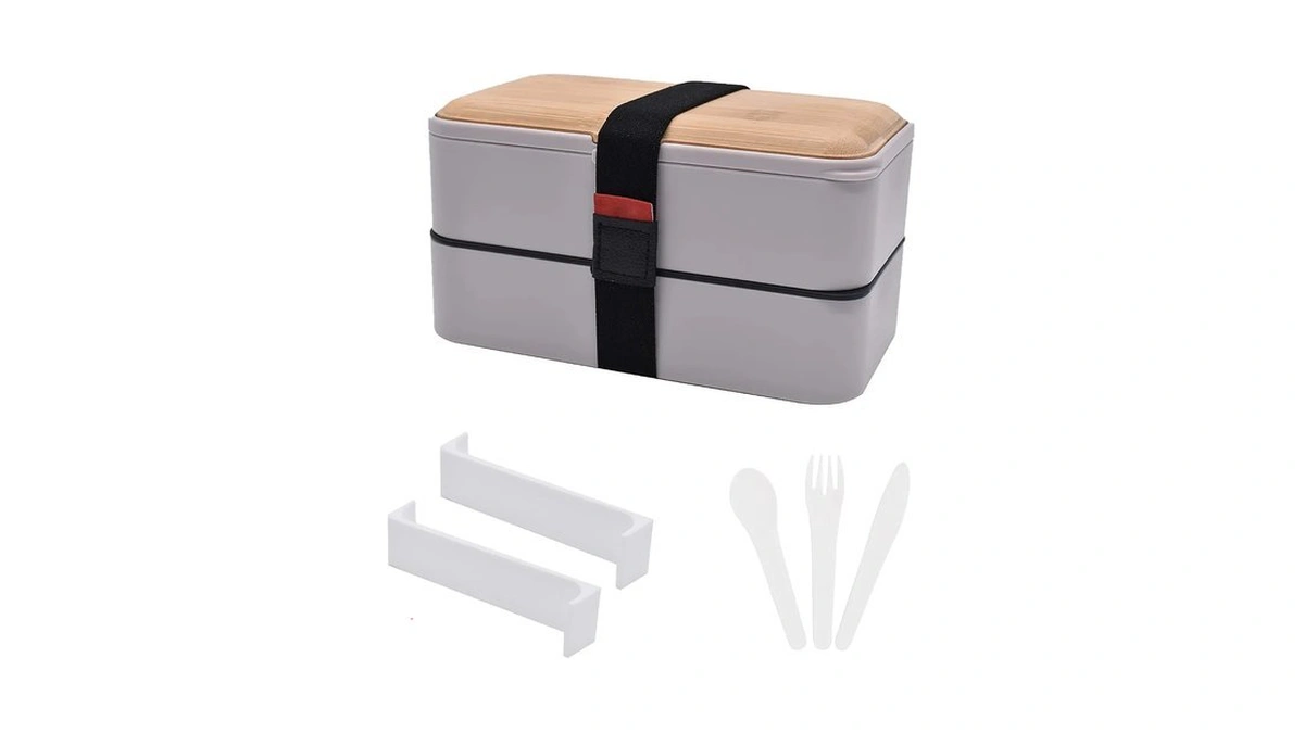 1200ml Bento Boxes, Japanese Lunch Boxes, 2 Stackable Food Containers,for