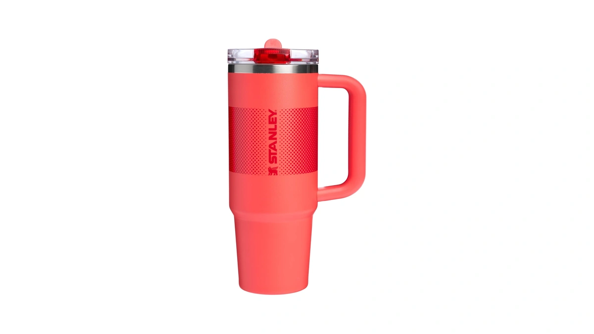 Stanley Quencher Protour Flipstraw Tumbler, 30 Oz, Hot Coral Fade