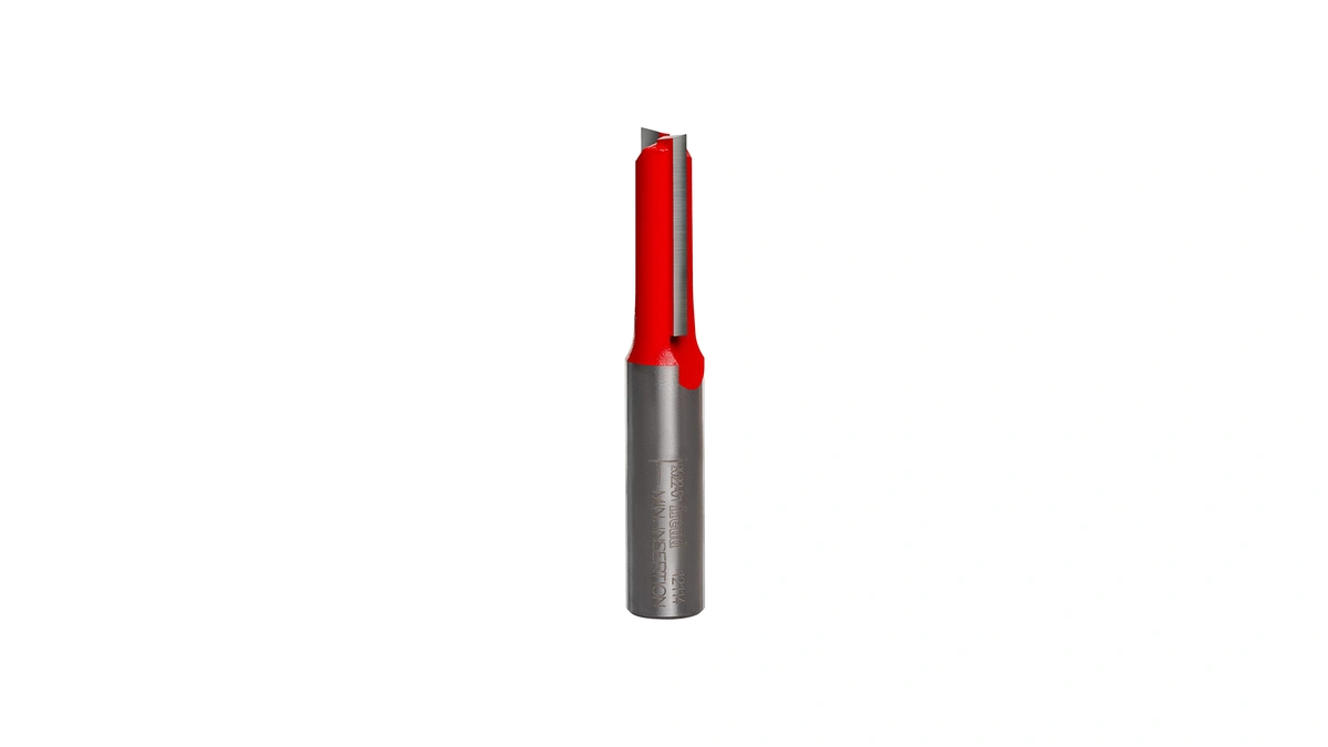 Freud 12-114: 15/32" (dia.) Double Flute Straight Bit With 1/2"