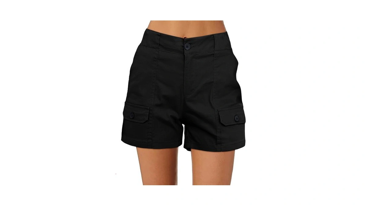 Luvamia Cargo Shorts For Women Casual Summer High Waisted Chino