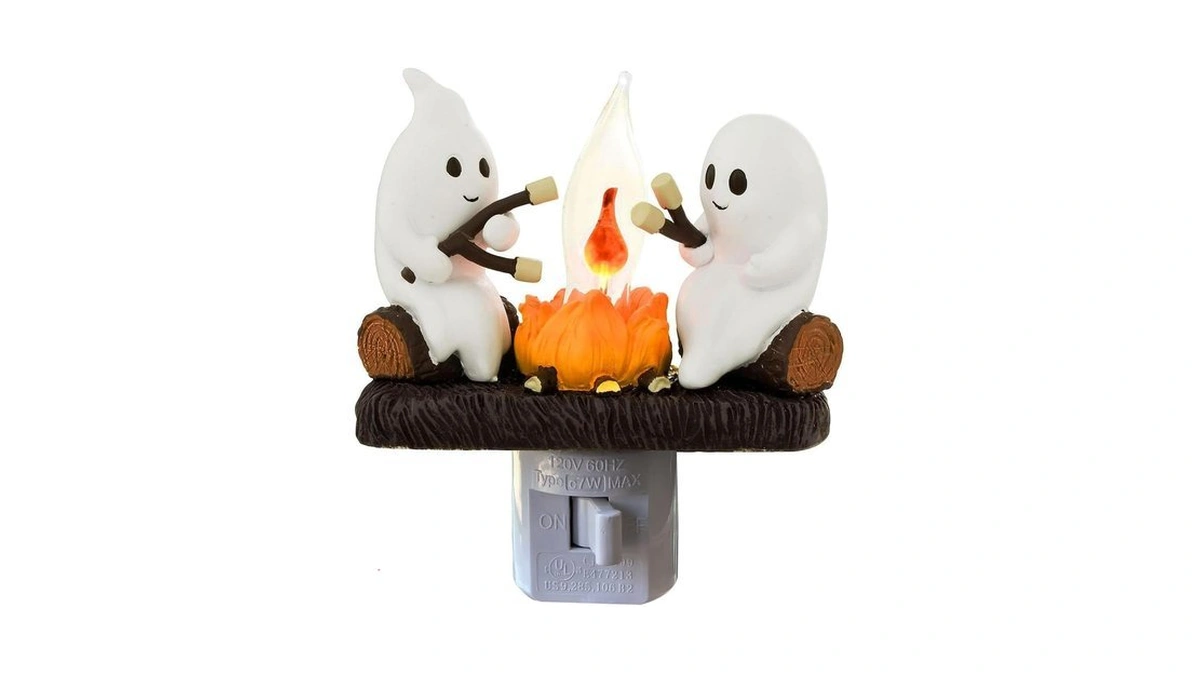 Ghost Campfire Nightlight, Ghosts Roasting Marshmallows