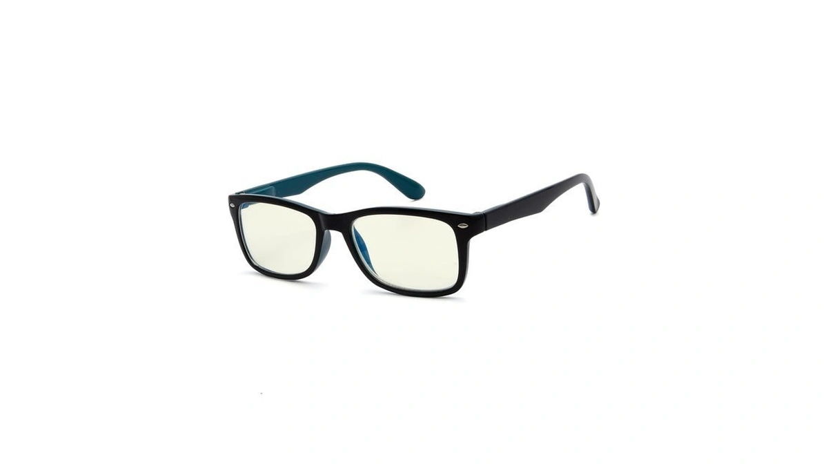 Eyekepper Blue Light Reading Glasses Men Women 2.75, Small Blue