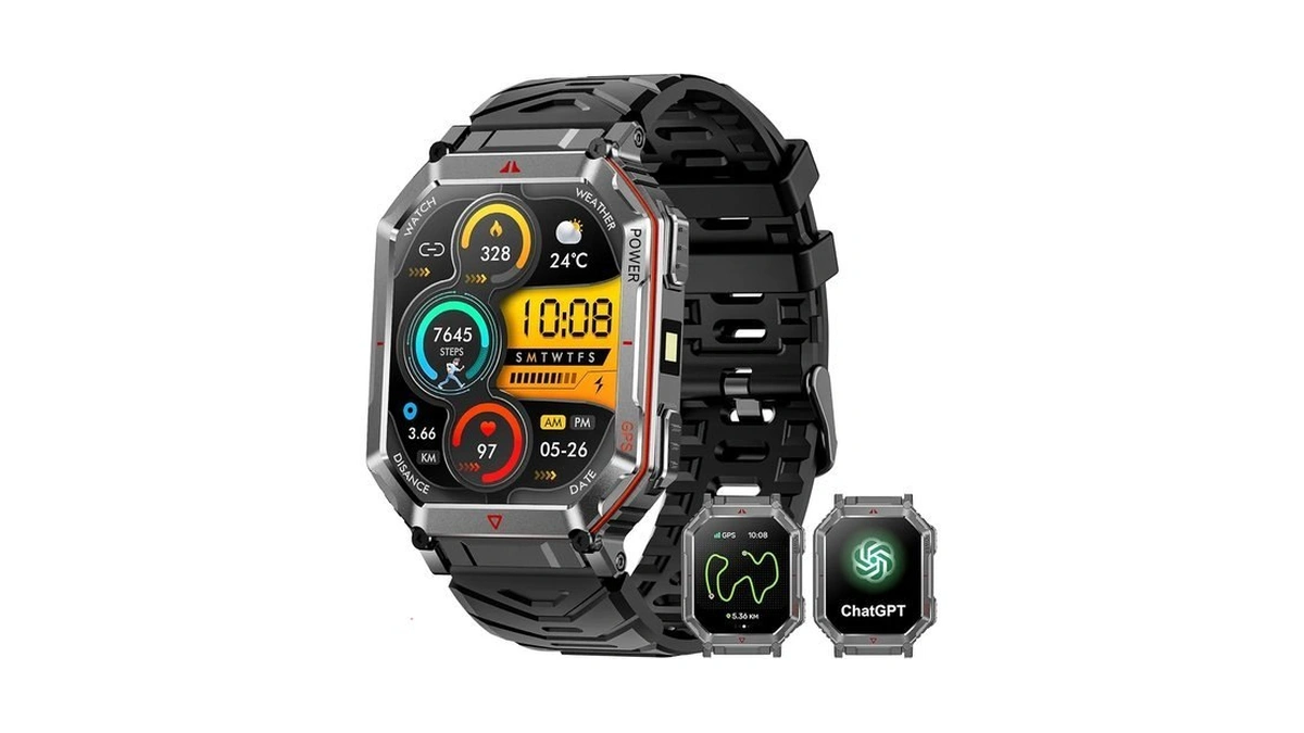 Military Smart Watches For Men With Gps,compass,2.01" Hd Display Bluetooth