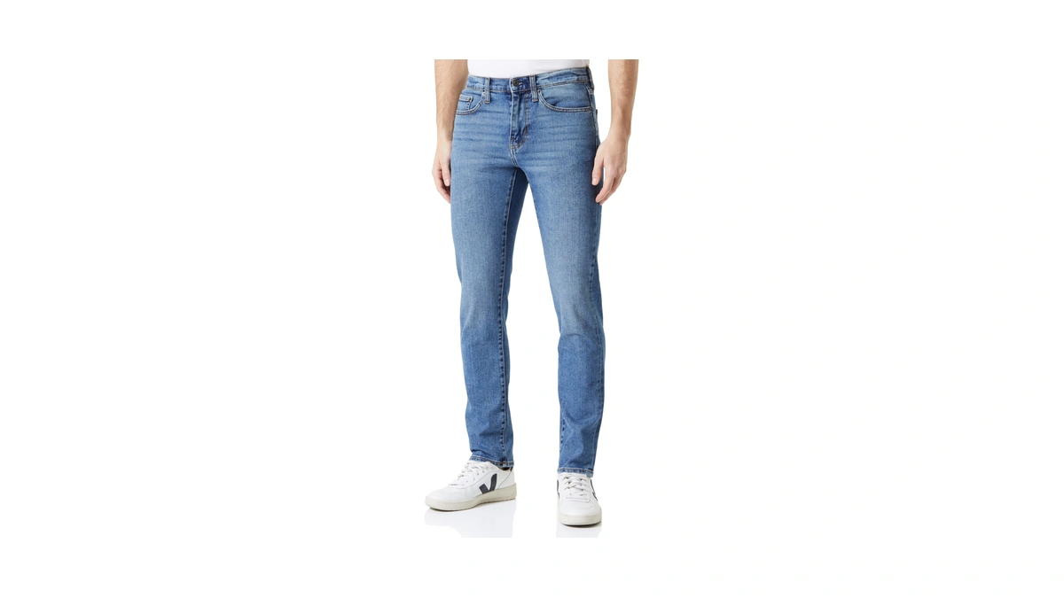 Amazon Essentials Men's Athletic-fit Stretch Jeans - Discontinued Colors, Light