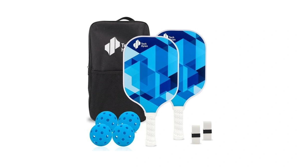 Pickleball Paddles Set Of 2, With 4 Balls, 2 Grip
