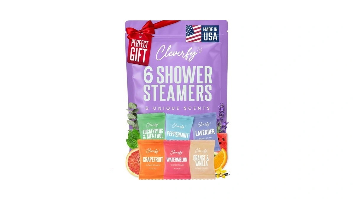 Cleverfy Shower Steamers Aromatherapy Gifts For Women And Men, 6