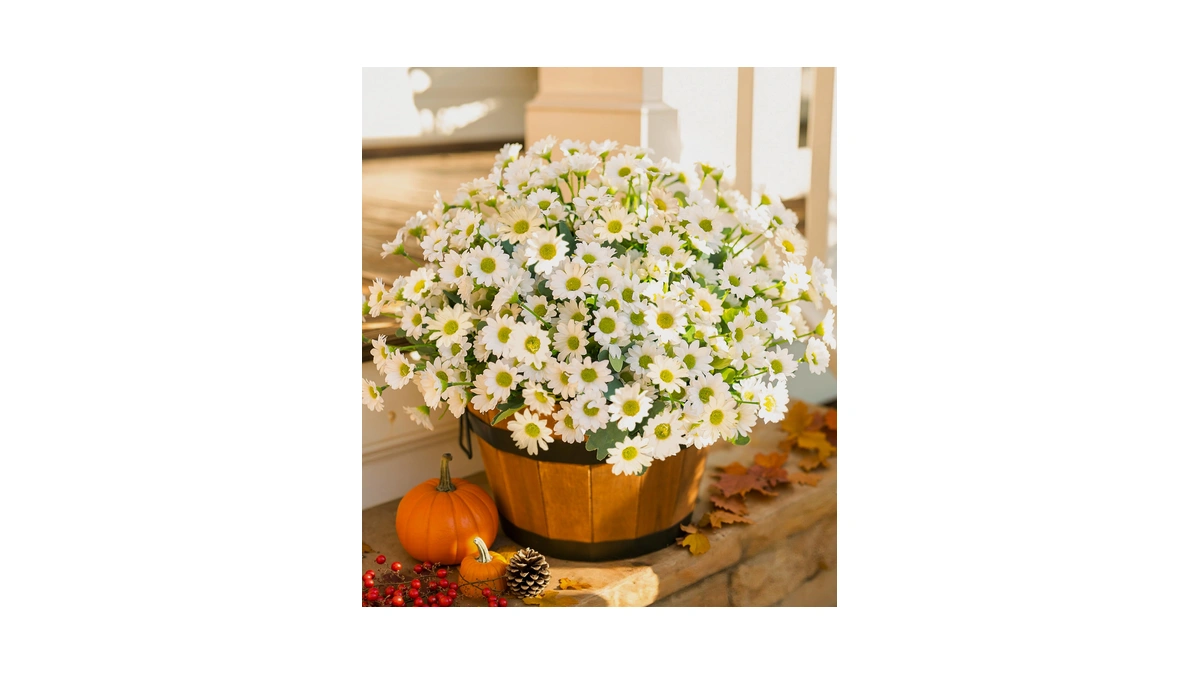 Amazon : Daisy Artificial Flowers For Outdoors Au