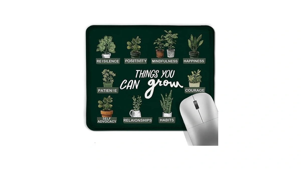 Dayouer Inspirational Mental Health Square Mouse Pad