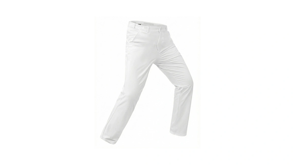 Rapoo Men's Stretch Golf Pants Elastic Waist Slim Fit Casual