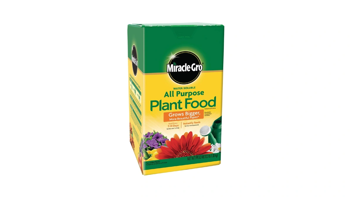 Miracle-gro Water Soluble All Purpose Plant Food, 3 Lb.