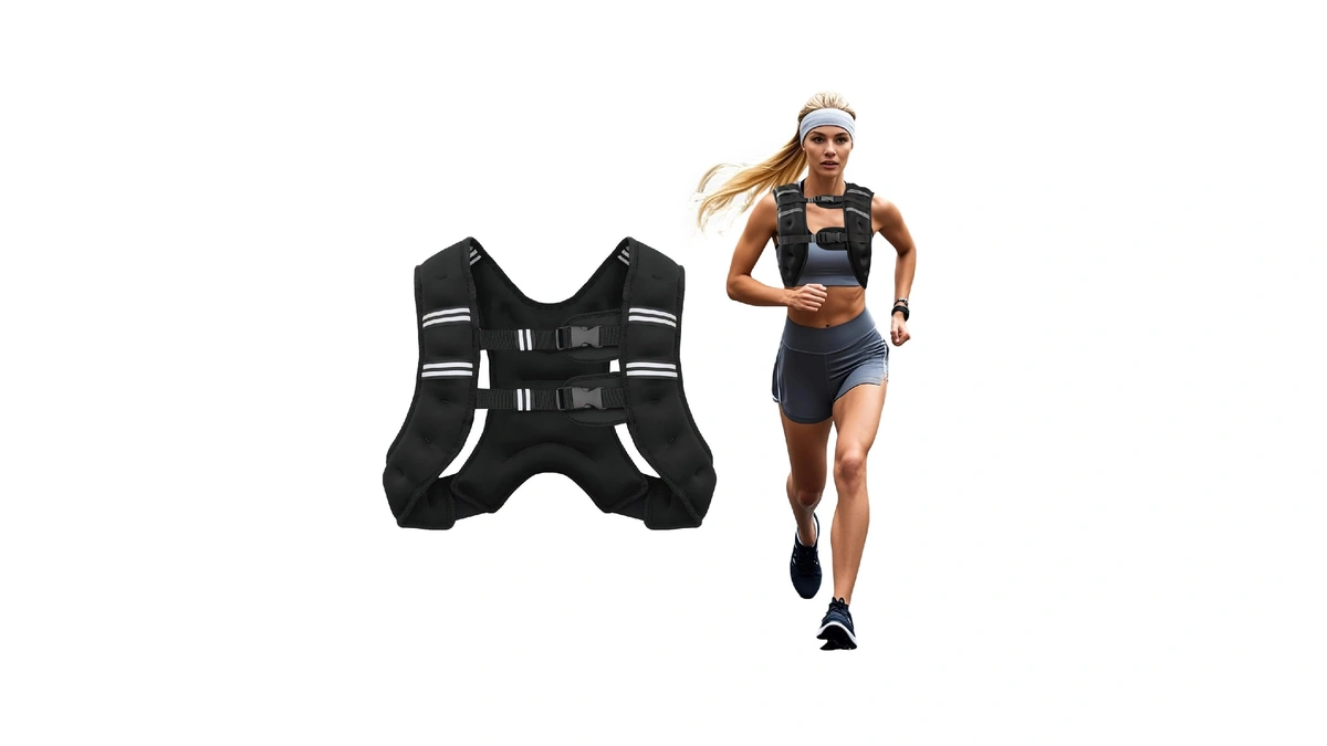 Poudee Weighted Vest, 12lb Weight Vest For Men Women, Body