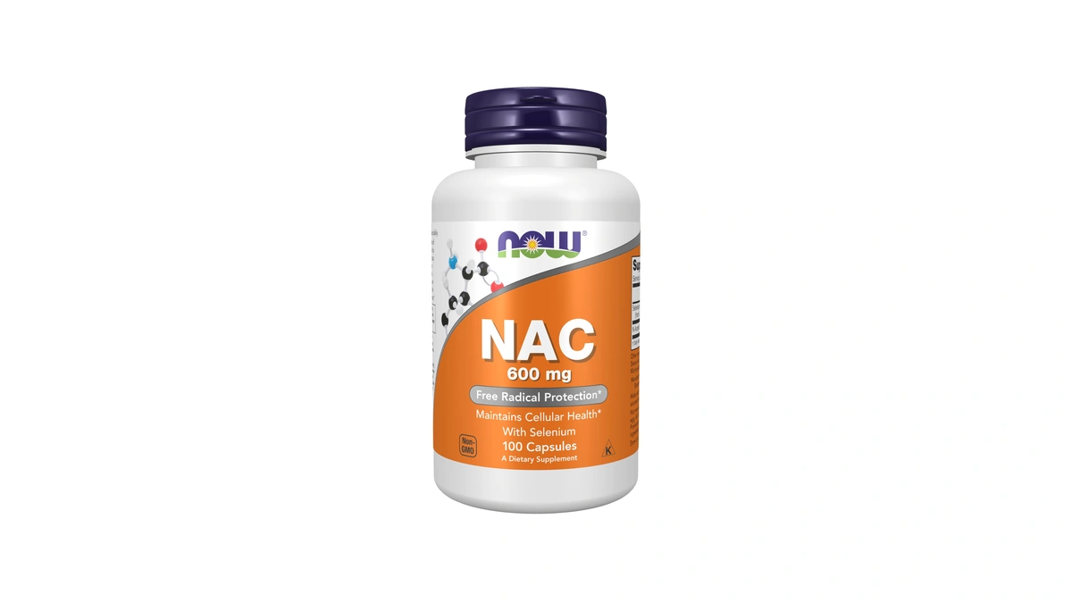 Now Supplements, Nac (n-acetyl Cysteine) 600 Mg With Selenium, 100