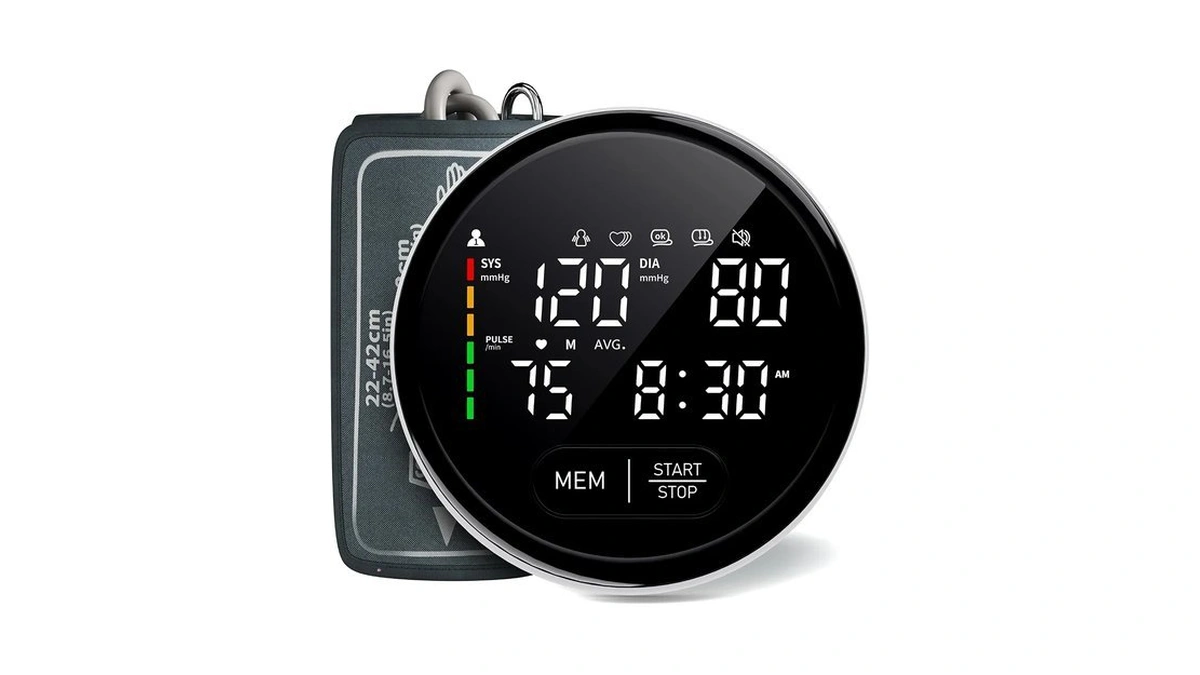 Fotosy Blood Pressure Monitor Upper Arm Automatic Monitors For Home