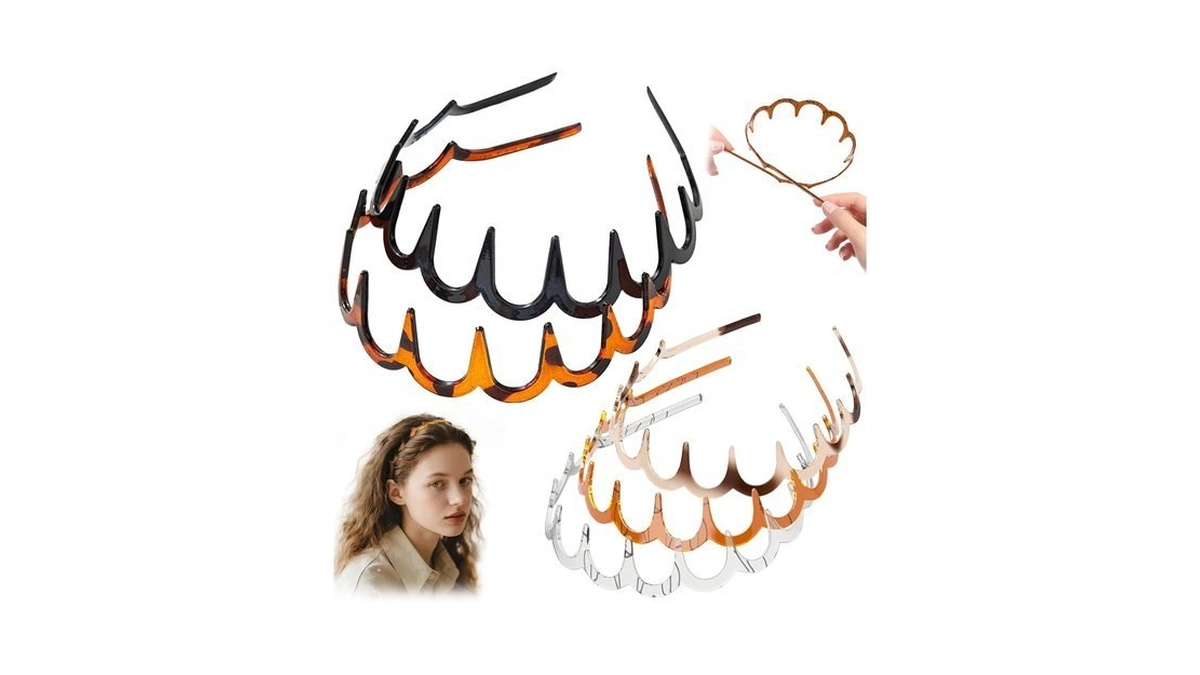 Hjkliut 5pcs U Shape Fashion Tooth Hair Comb Headband