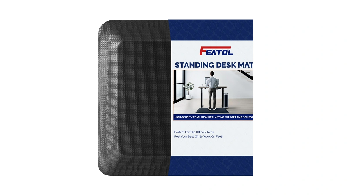 Featol Anti Fatigue Mat For Standing Desk & Kitchen Floor,