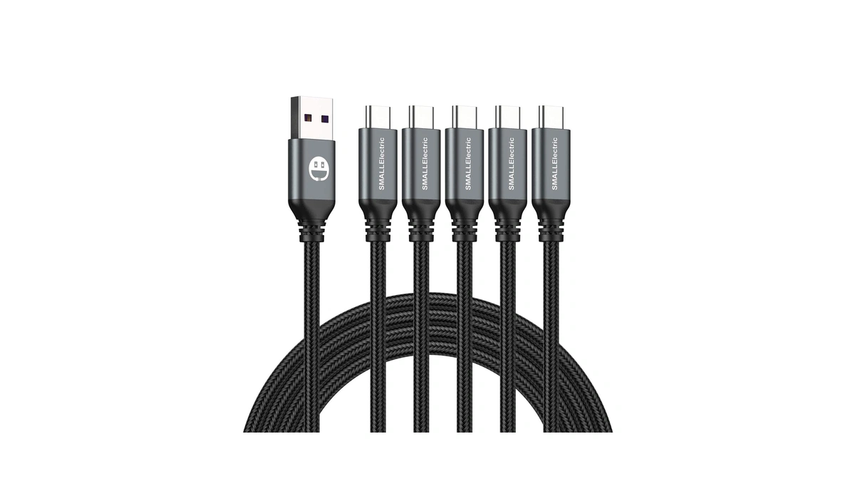 Usb C Cable 5 Pack 6ft, Usb A To Type