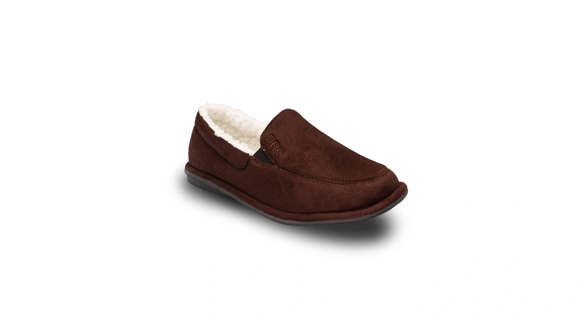 Comfort Rela Men Diabetic Slipper Chocolate