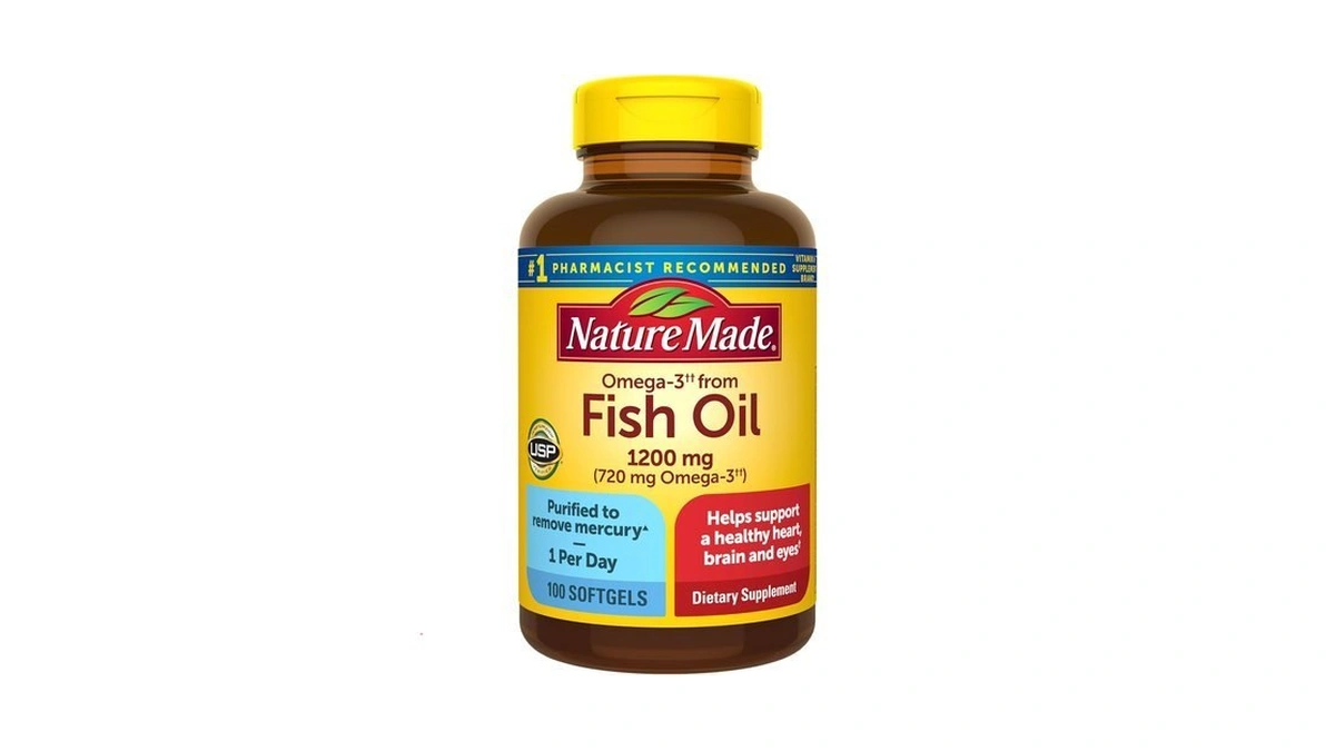 Nature Made Fish Oil Omega 3, 1200 Mg Softgels, One