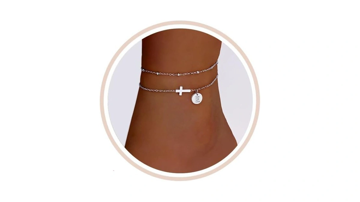 Jutoloka Gold Cross Ankle Bracelets For Women | Anklets For