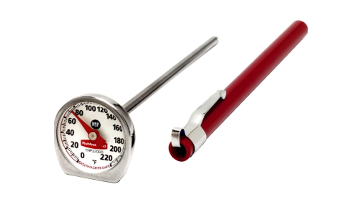 Rubbermaid Commercial Products Food/meat Instant Read Thermometer, Pocket Size, Dishwasher