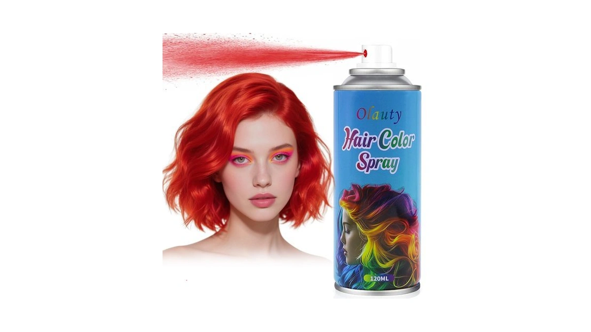 Red Hair Spray, Temporary Hair Color Spray For Kids Women,