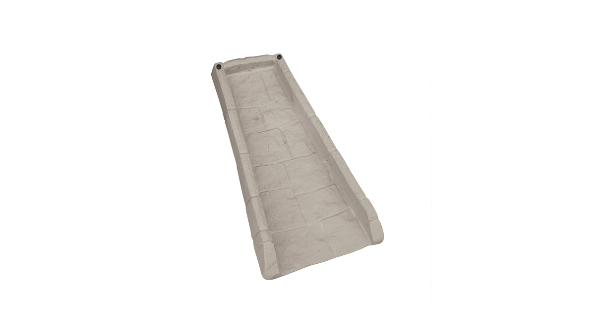 Suncast Easy Assembly Downspout Splash Block, Poly Composite, Light Taupe