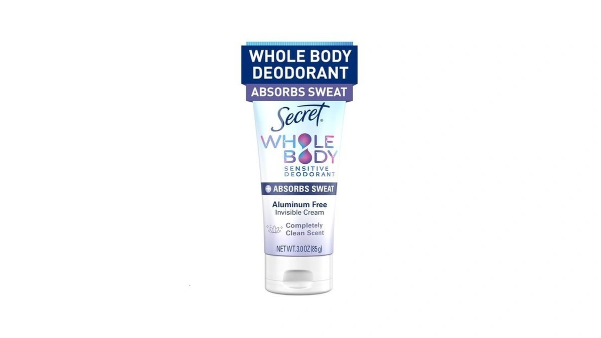 Secret Whole Body Deodorant Dry Feel Cream + Absorbs Sweat