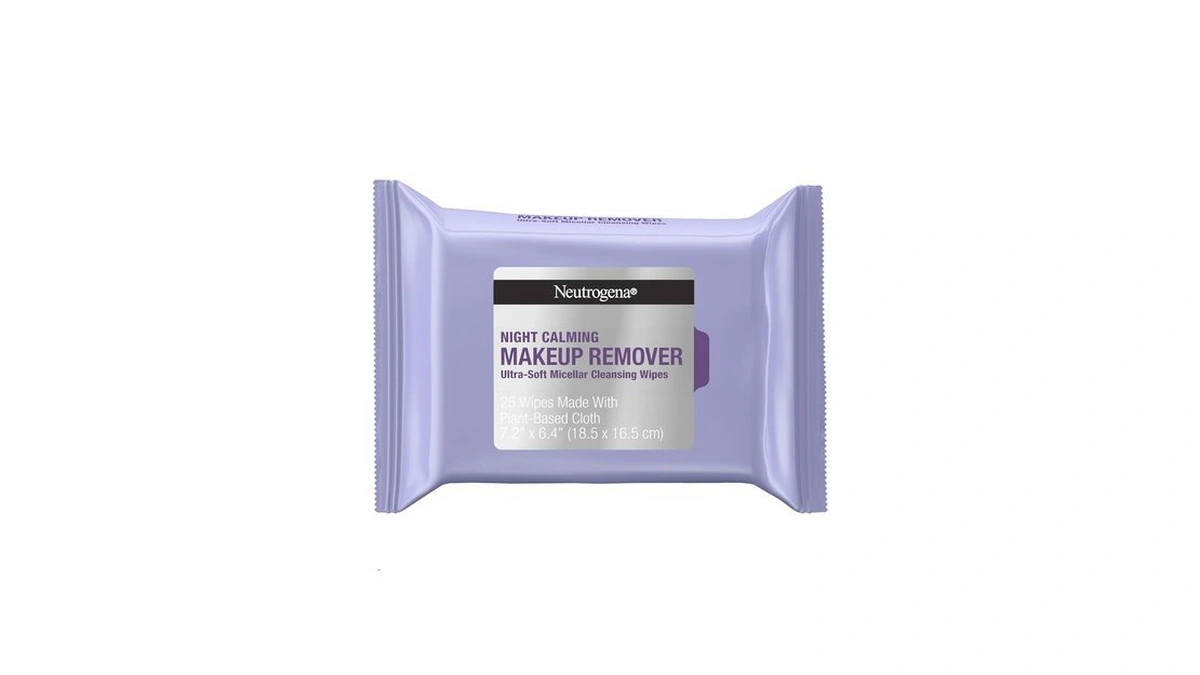 Neutrogena Night Calming Makeup Remover Wipes, 25 Ct