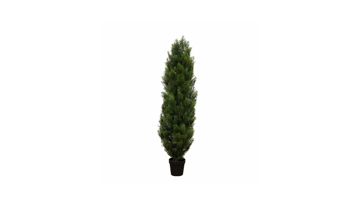 Nearly Natural Artificial Cedar Tree Uv-resis...