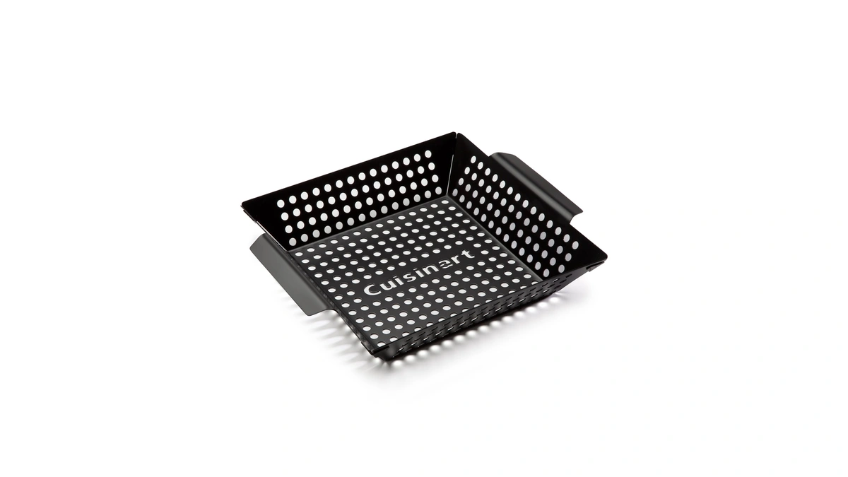 Cuisinart 11" X 11" Non-stick Grill Wok, Perforated Bbq Grill