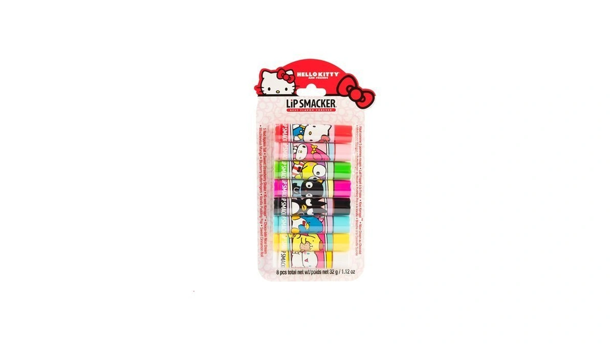 Lip Smacker Sanrio Hello Kitty And Friends 8-piece Flavored Lip