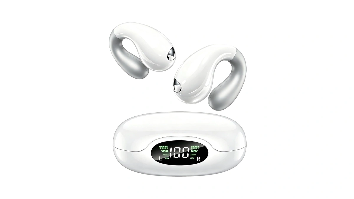 Ultra Open-ear Earbuds – Comfort Bluetooth 6.1 Clip On Earbuds