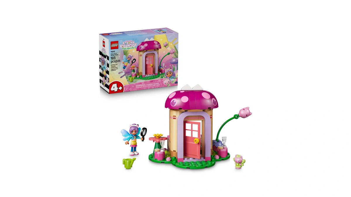 Lego Gabby's Dollhouse Kitty Fairy's Garden House 11212