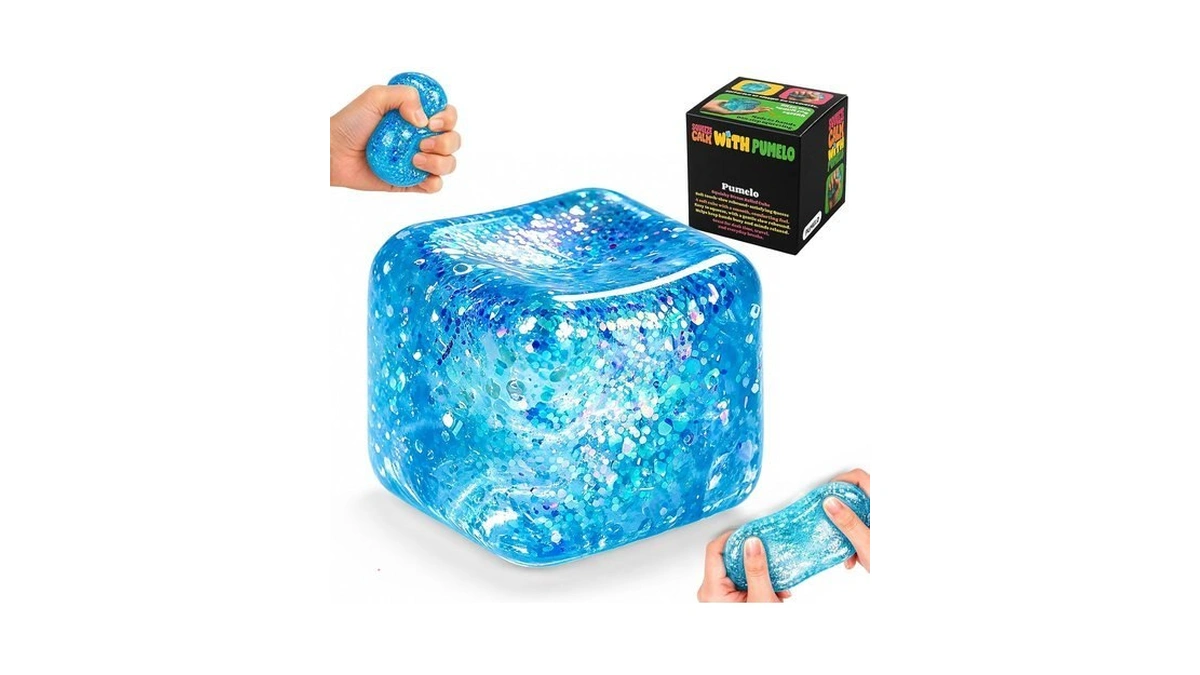 Stress Cube Soft Squishy Toy: Slow Rising Stress Balls For
