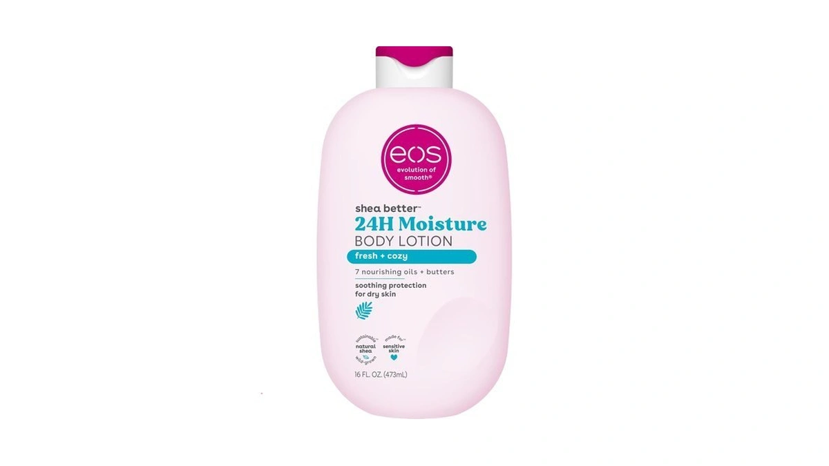Eos Natural Shea Better Body Lotion, Fresh & Cozy, 16