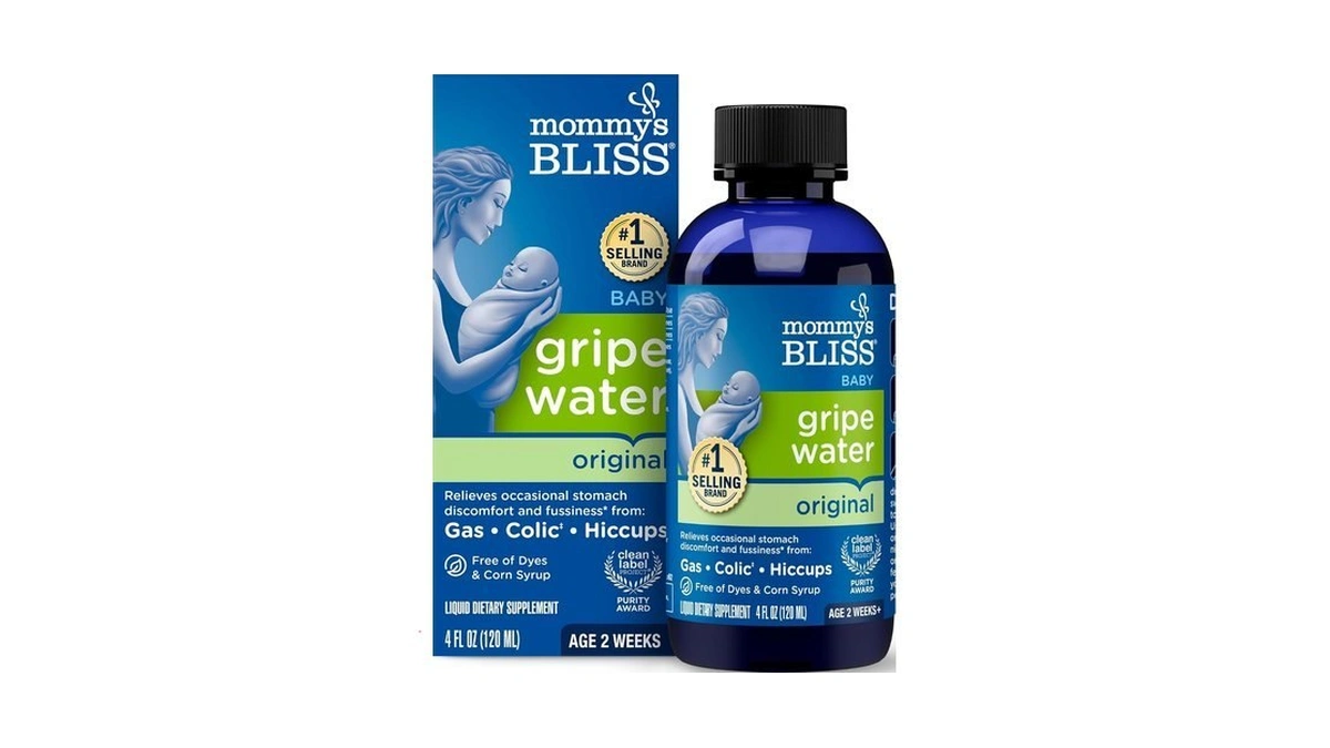 Mommy's Bliss Gripe Water, Liquid, 4-ounce Bottle