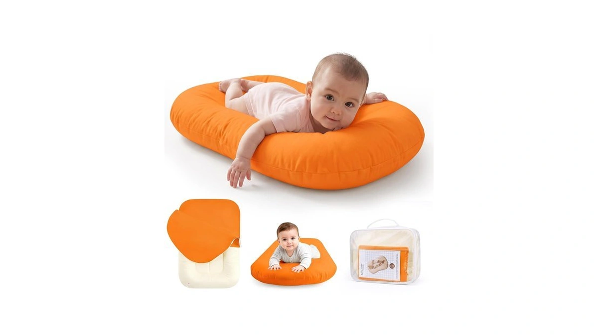 Baby Lounger 0-12 Months, Portable Infant Support Cushion-cpsc Certified