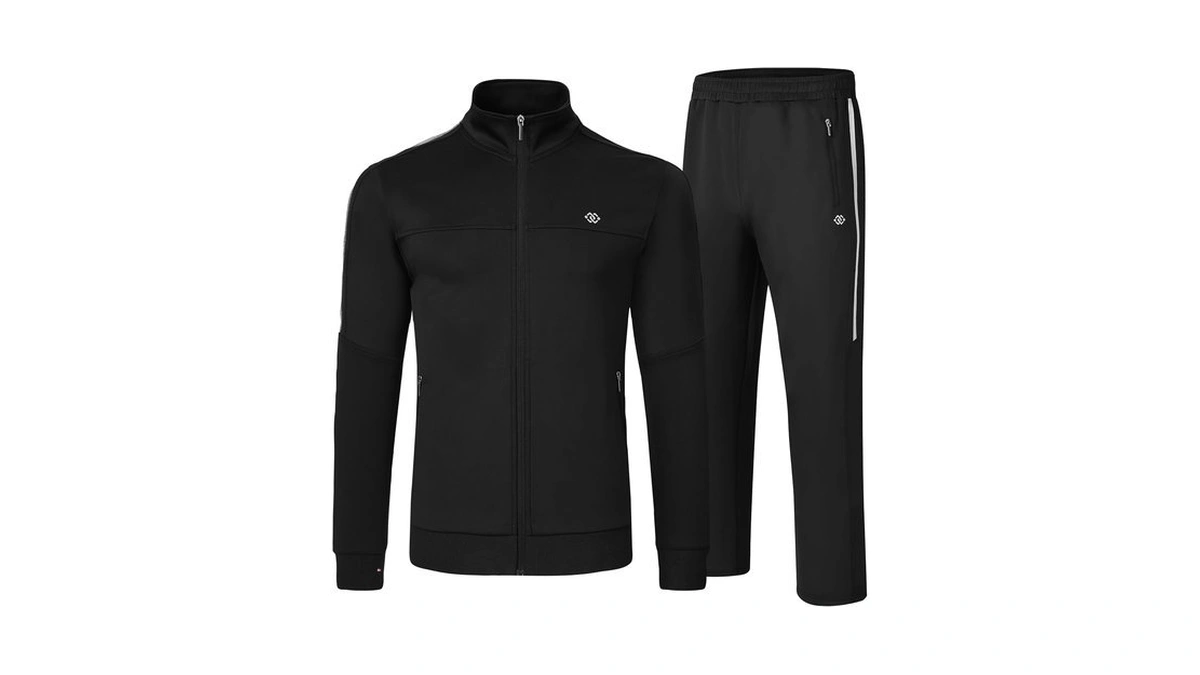 Mofiz Men's Tracksuits Set Sports Running Sweatsuit Long Sleeve Full