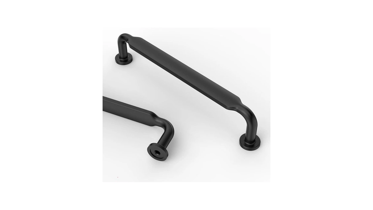 Asidrama 10 Pack 5 Inch Matte Black Kitchen Cabinet Handles